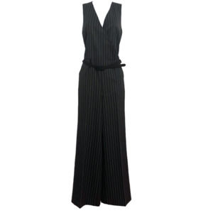 Ralph Lauren Black Pin Striped Pants Jumpsuit